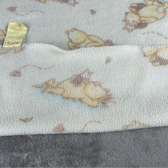 Disney Classic Pooh Fleece Baby Blanket 2006 Winnie The Pooh & Piglet Polyester‎ - Picture 10 of 12
